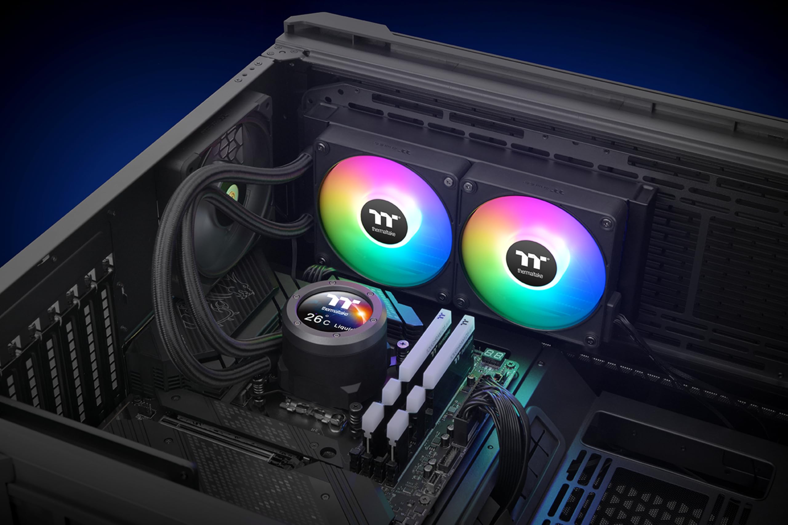 Amazon.co.jp: Thermaltake TH240 V2 Ultra EX ARGB AIO CPUクーラー